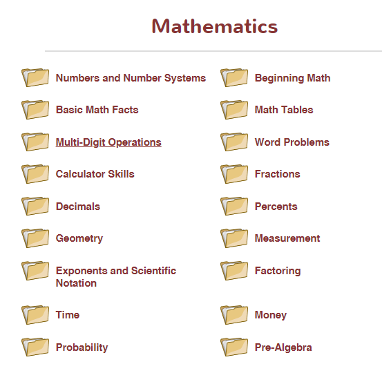 Online Math Worksheet Generator Educational Resource